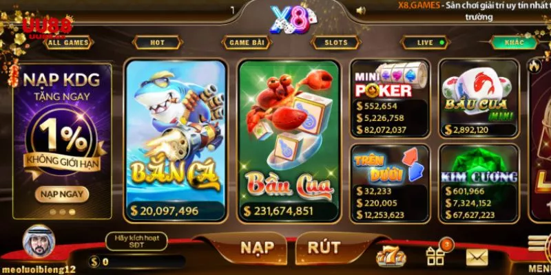 Review game bài X8: Có dễ thắng như lời đồn hay chỉ là quảng cáo?